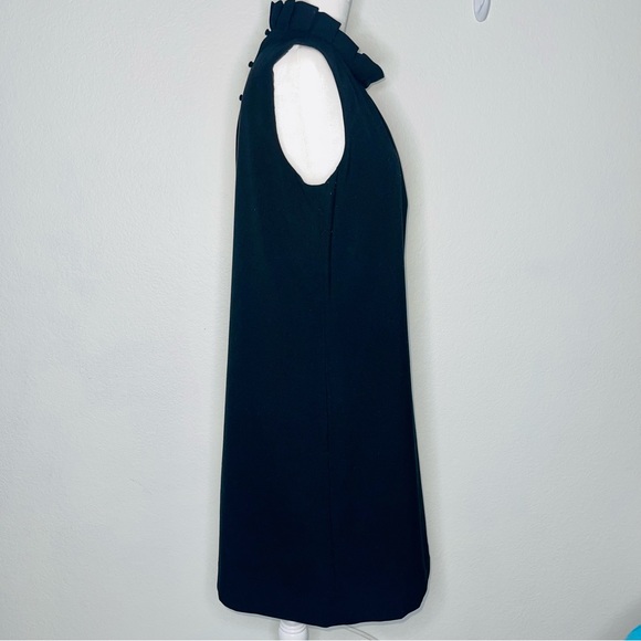 CALVIN KLEIN Black Dress sleeveless high neckline and button back - Picture 7 of 16